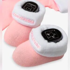 Converse Baby Socks Pink White